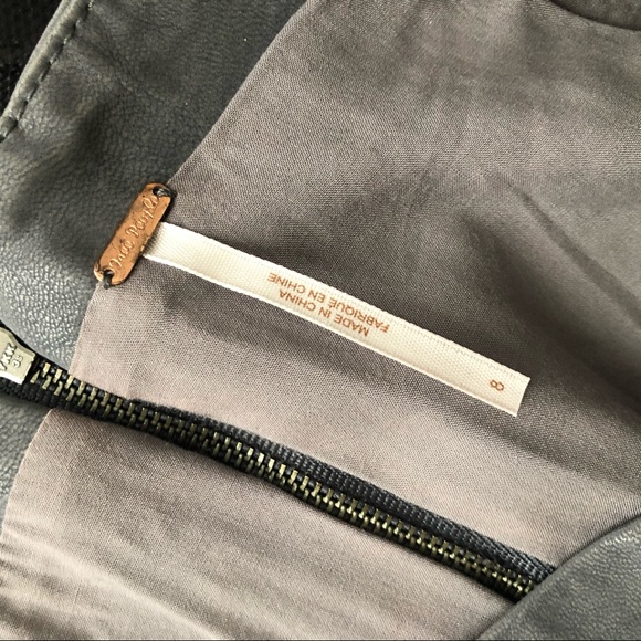 Free People Slate Grey Vegan Suede Mini Skirt - Picture 4 of 4